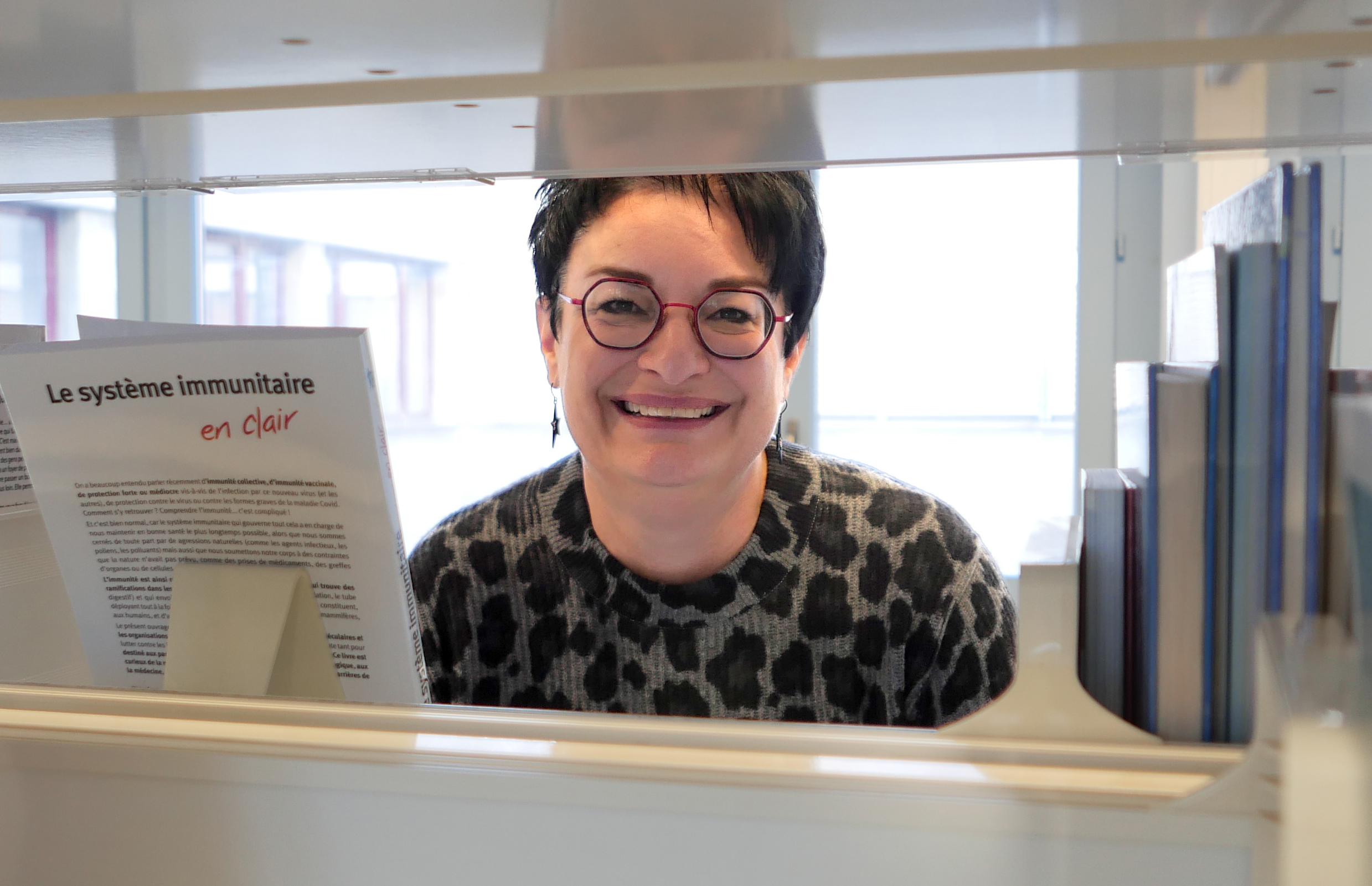 Estelle Delaloye, bibliothécaire à l’ECCG-EPP de Sion